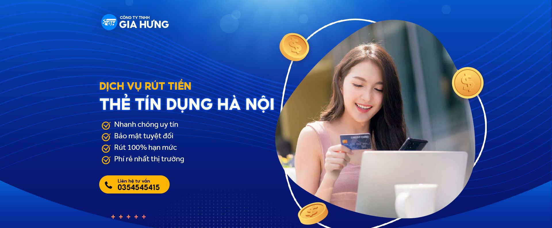 Rút tiền thẻ tín dụng tại Hà Nội